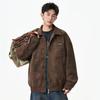 Unisex Retro PU Leather Motorcycle Jacket - Autumn Trend, Loose Fit, Versatile Style