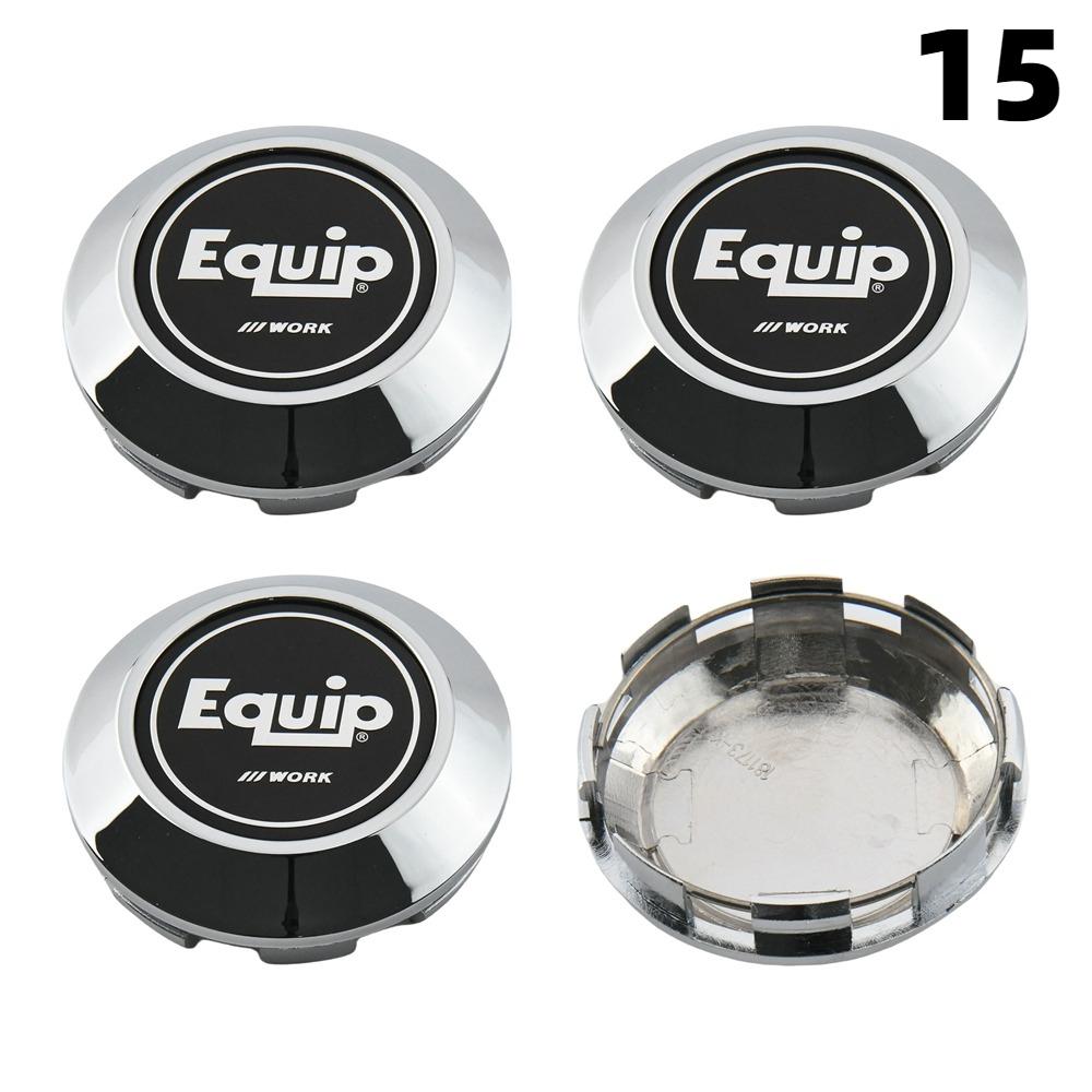 4PCS OD 76MM / ID 72MM Cap For Rims WORK EMOTION EQUIP MEISTER VS Emblem Wheel Center Cap Sport Car Logo Wheel Cover Hub Caps