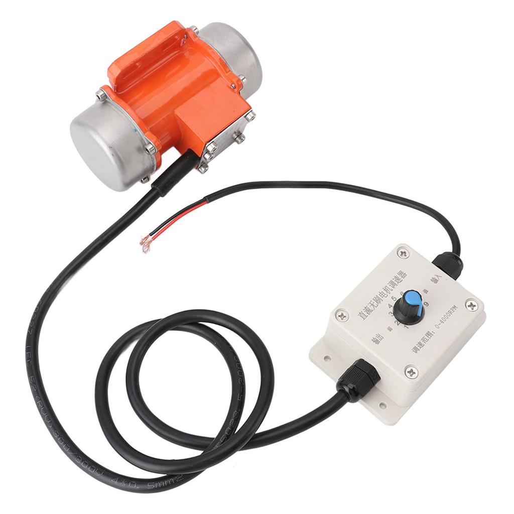 12V Vibrationsmotor Aluminiumlegierung 4000RPM Einstellbare Geschwindigkeit Bürstenloser DC Betonrüttler für