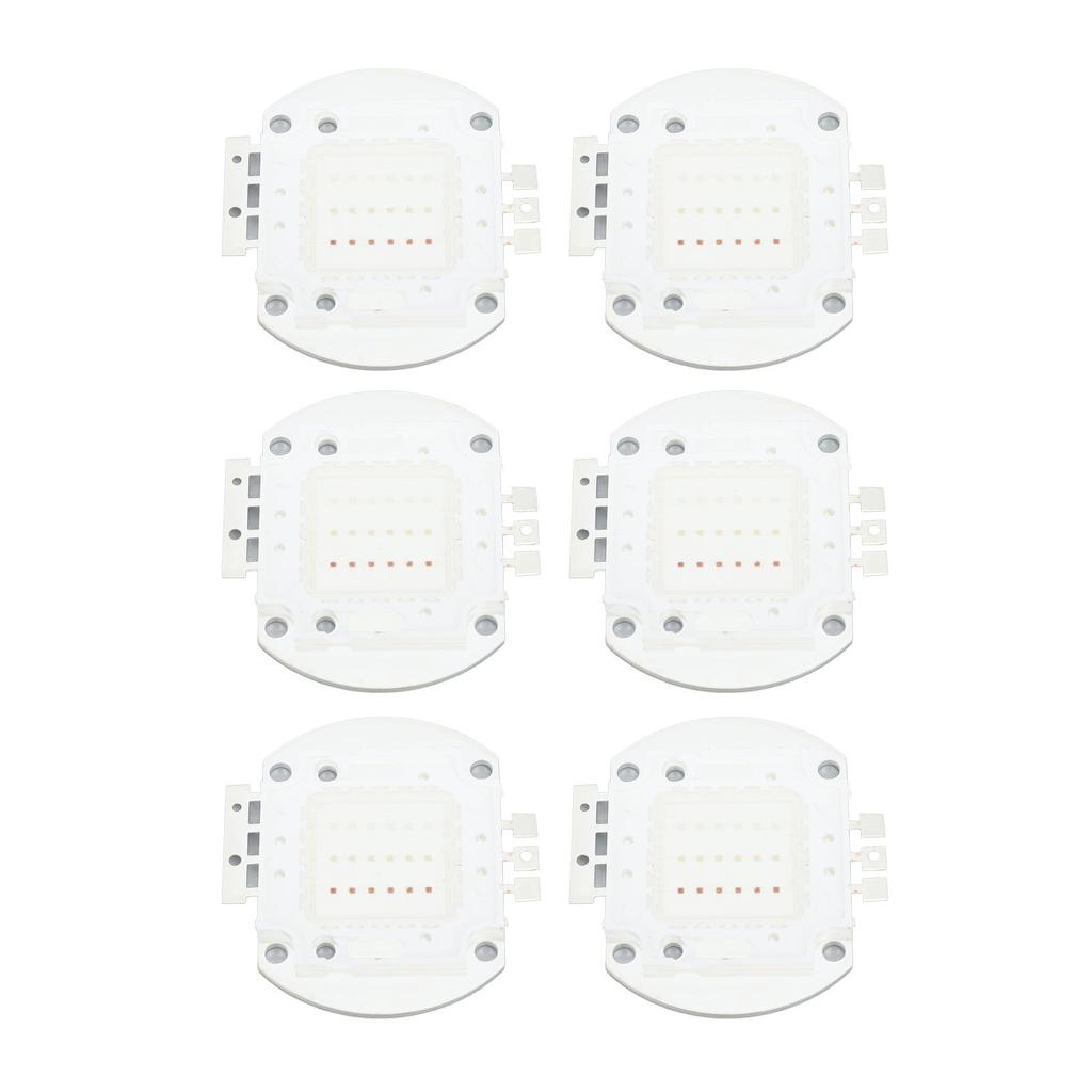 6Pcs 20W RGB COB Integrated Light High Brightness COB Panel for Plant Stage Billboard Exhibition Hall