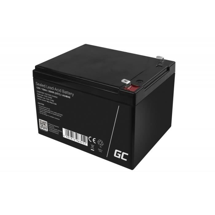 Batterie AGM - GreenCell - 12V 10Ah - Étanche - Sans entretien - Résistante aux chocs
