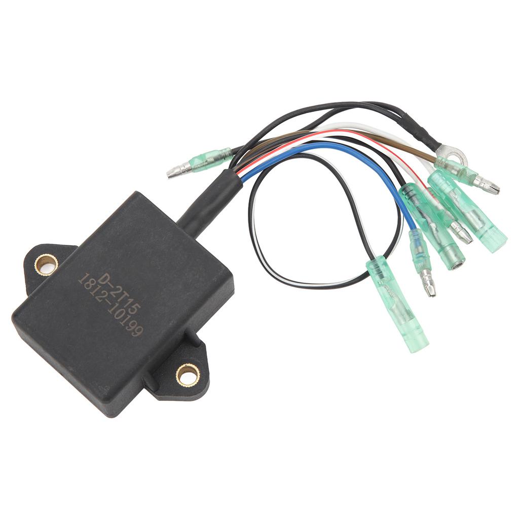 CDI UNIT Ignition Pack ABS Simple Installation Waterproof CDI Unit Ignition Coil for Outboard Motor