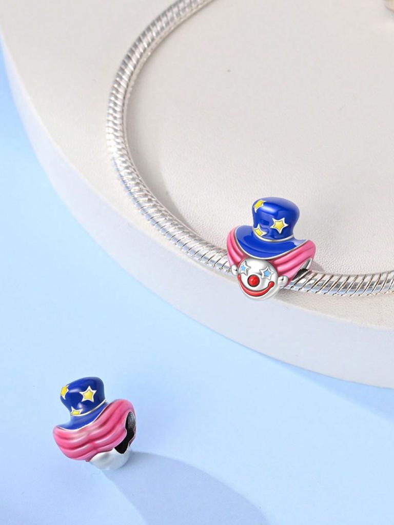 Charms Plata Copper Colors Clown Circus Beads Charm Pendant For Original Bracelet For Women Diy Jewelry Love Gift