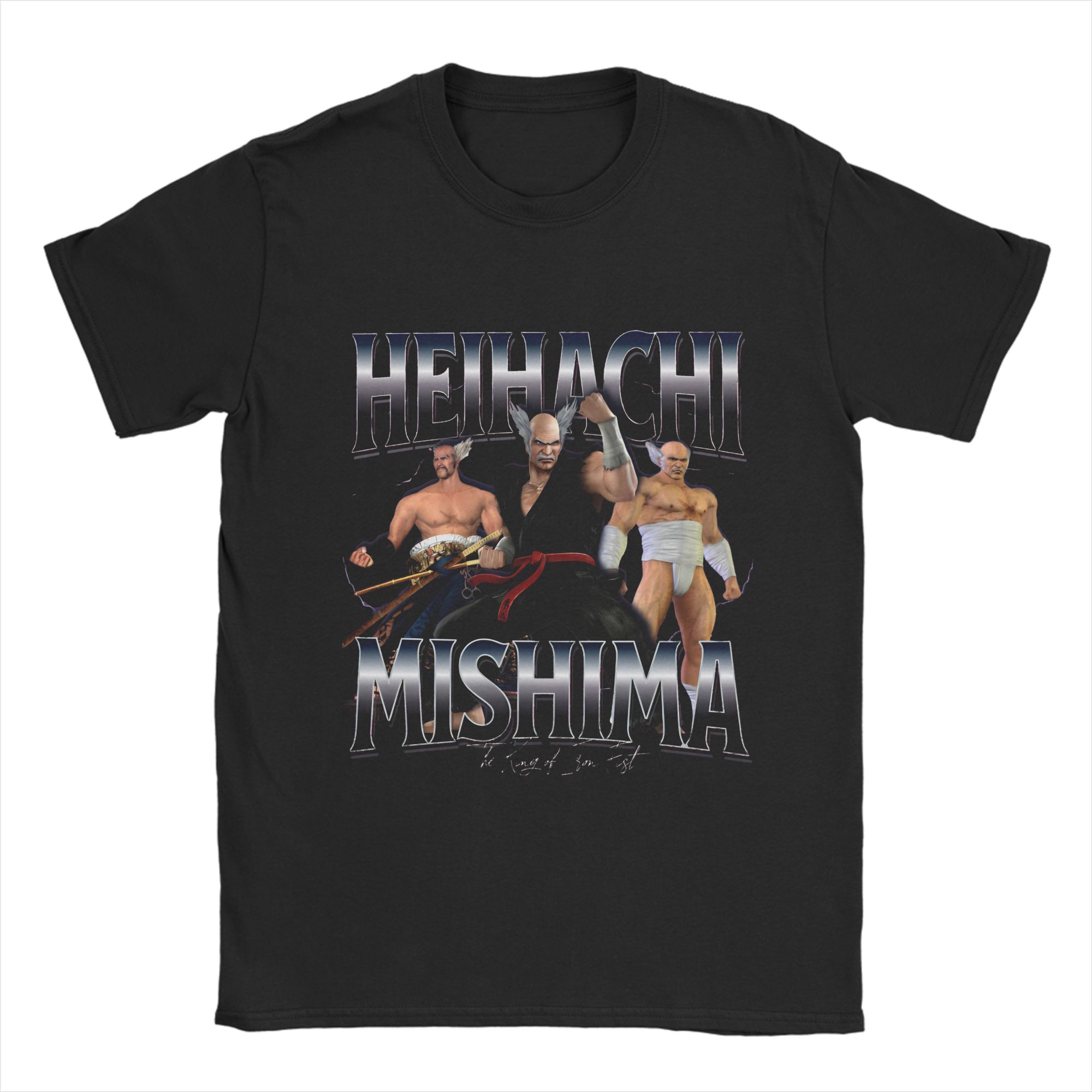

Tekken Game T Shirt for Men 100% Cotton Humor T-Shirt O Neck Tees Short Sleeve Tops 4XL 5XL - Men s Summer Cotton Graphic Tee S разноцветный