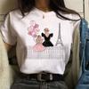 Women T-shirts Cute Mom and Daughter Black Summer Short Sleeve Female Tops Summer Sleeved Harajuku Streetwear Tops Tees