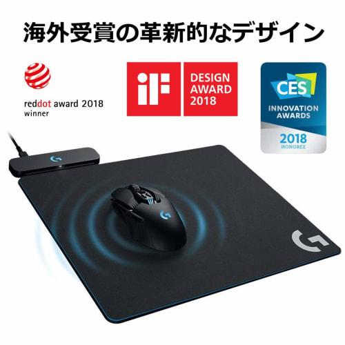 Logitech G Gaming Mouse Pad G-PMP-001 POWERPLAY Wireless Charging Compatible Hard & Cross 2 Types Included Compatible Mouse: PRO X SUPERLIGHT 2 / PRO