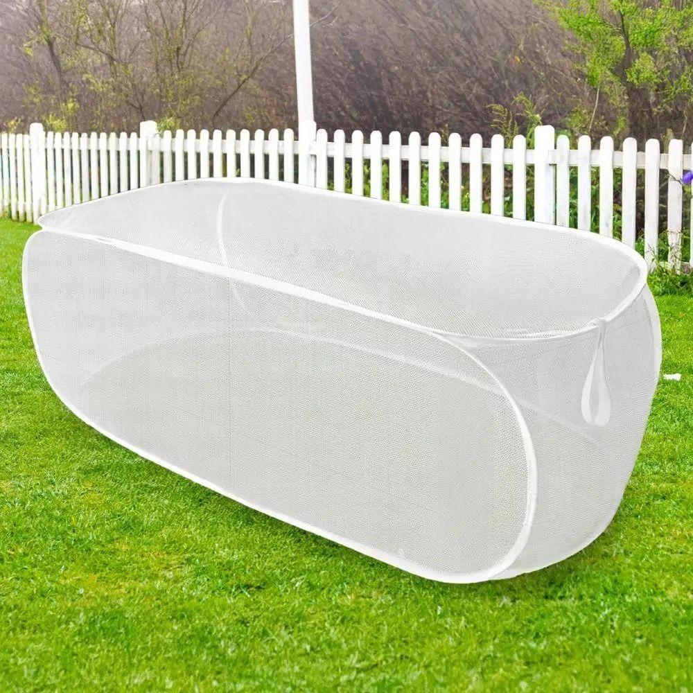 Bird Control Garden Row Covers Foldable Mesh Plant Cage Garden Trellis Netting Outdoor Gardening