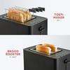 Grille-pain - BOURGINI - Tosti - 850W - Fentes Extra Larges - Pinces À Sandwich Incluses