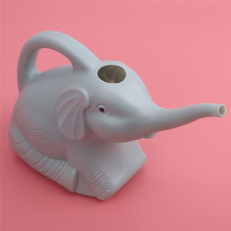 Outdoor Elephant Shape Watering Can Pot Plastic Gardening Potted Plants Portable 1pc