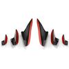 For BMW E90 E92 E93 M3 05-12 6X Front Bumper Canards Lip Splitters Glossy Black