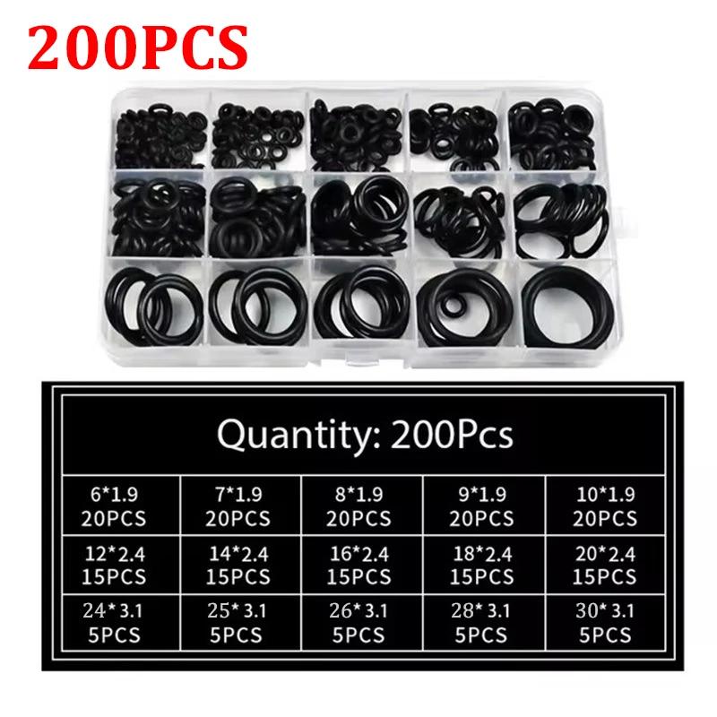 Rubber O Ring Set Gaskets Seal Nitrile Rubber Bands High Pressure O-Rings Repair Kit Sealing Elastic Band O Rubber