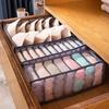 Underwear Storage Organizer for Clothes Separated Socks Shorts Bra Storage Boxs Dormitory Closet Organizer Drawer Washable