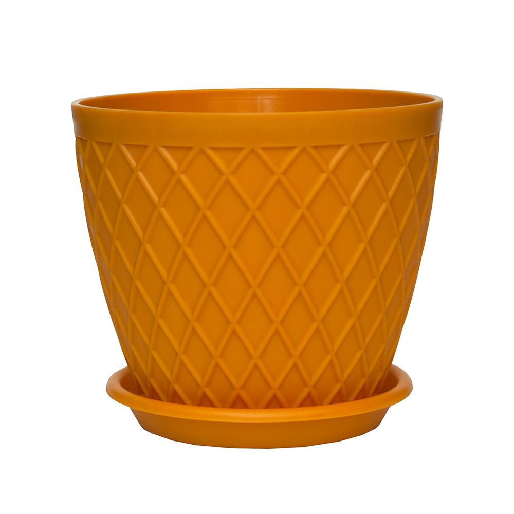 High Quality Indoor Outdoor Polychrome Small Plastic PP Flower Pots for Apartments & Hotels