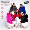 Dames Cropped Hooded Nepbontjas, Pluizig Warm Winter Kort Jack, Modieuze Bontachtige Bovenkleding