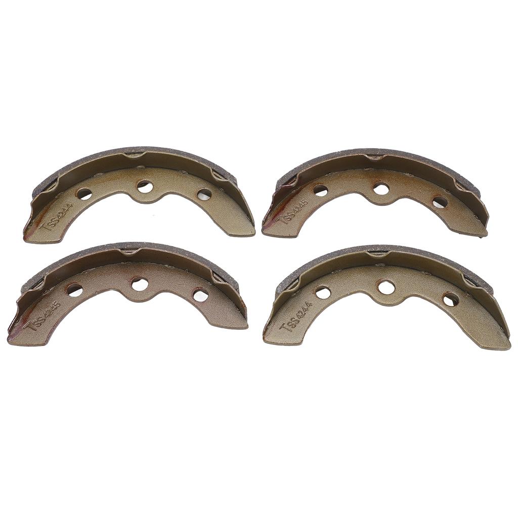 4pcs Brake Shoes Set 101823201 Front Rear Replacement for Club Car DS Precedent 1995‑Up