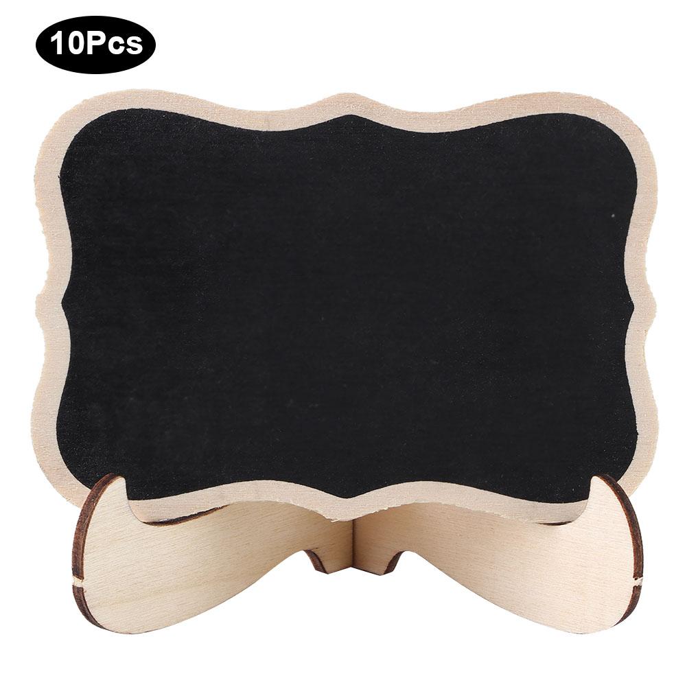 

10 шт. деревянная доска для поделок, дисплей, бар, настольное сообщение, свадебные украшения