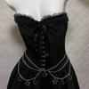 Punk Goth Women Waist Chain Y2K JK Accessory Trendy Waist Belt