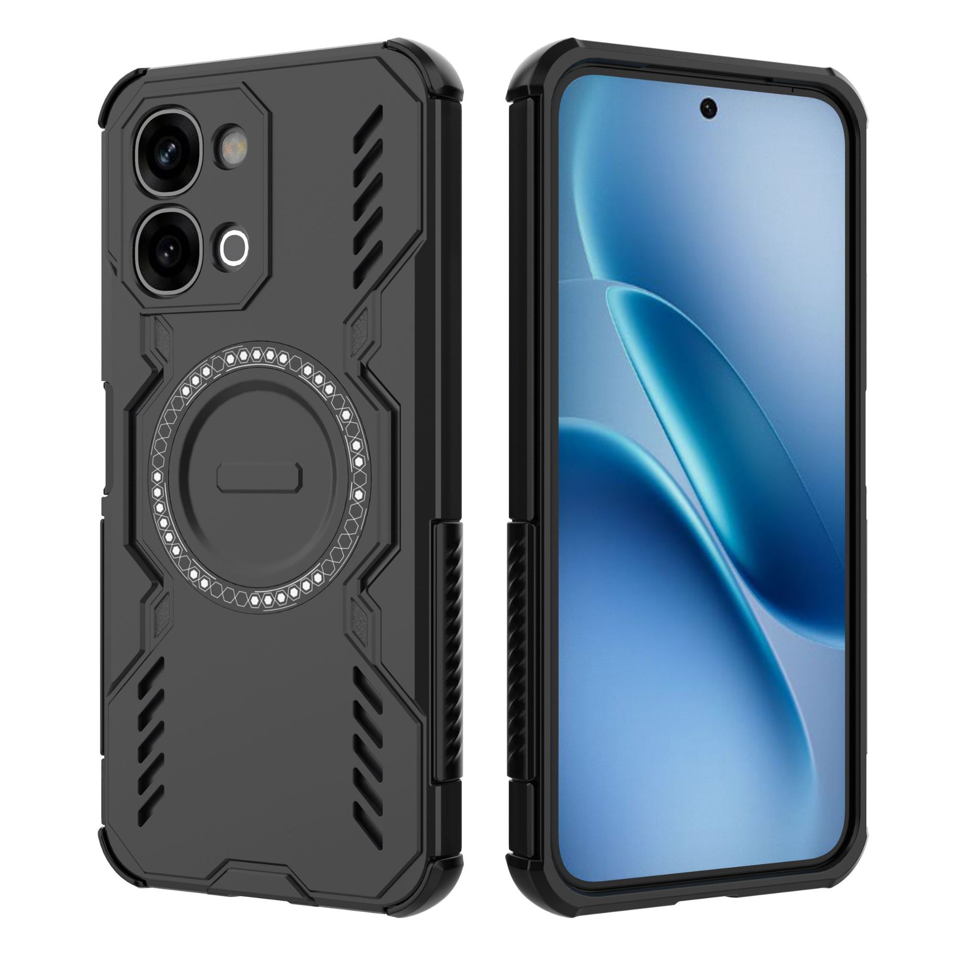 For Vivo iQOO Z11X 5G Magnetic Case,Heat Dissipation Shockproof Phone Cover for Vivo iQOO Z11X 5G