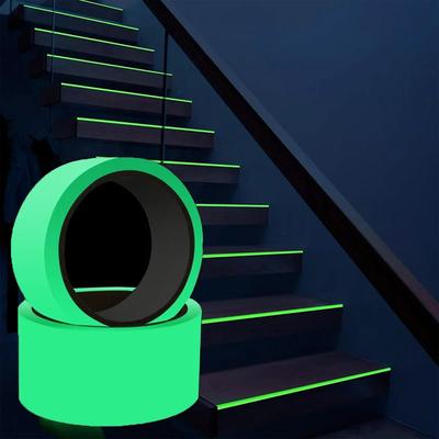 Glow In The Dark Tape Luminescent Emergency Luminous Photoluminescent Stickers For Safety Egress Marker Stair Steps Exit Sign