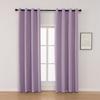 100% Linen Cotton Blackout Curtain Sun Blocking Thermal Insulation Solid Color Curtains Living Room Bedroom