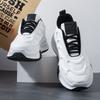 Spring men's shoes platform-soled versatile casual sports shoes trend niche design young students campus