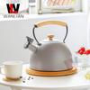 3L Stainless Steel Whistling Kettle Stove Top Use Compatible With Gas Electric Induction Cooktops