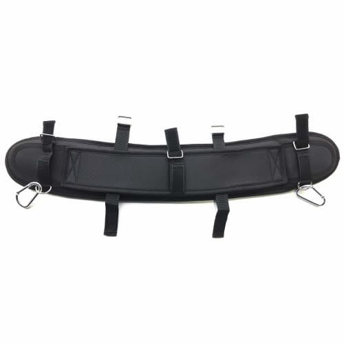 Yotenka YOTENKA Waist Support Belt, Support Belt, Waist Pouch, Cushioned Mesh Belt with Carabiner, for Work, 70cm X 12cm