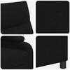 Lounge Chair Black Fabric