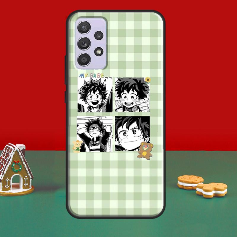 Deku Izuku Midoriya My hero academia Case For Samsung A52 A12 A22 A32 A42 A72 A51 A71 A50 A70 A41 A31 A11 A21S A52S Soft Cover