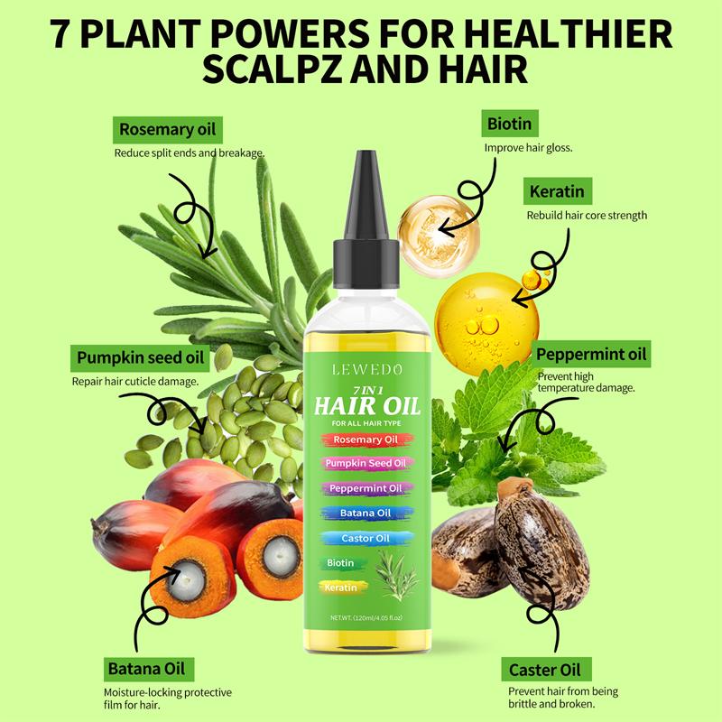 LEWEDO Hair Essential Oil Beauty Hair Care Repair Hairs Damage Prevent Hair Loss Smooth Hairs Nourish Hair Care Oil