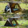 Lightweight Backpacking Tent (20D Nylon) Hiking Tent Camping Bushcraft Shelter 3 Season