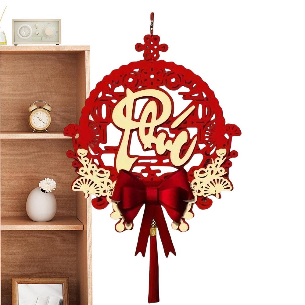 Vietnamese New Year Ornaments 2026 Hangable Wall Ornaments Festival Pendants With Tassel For Home Living Room Festival Events