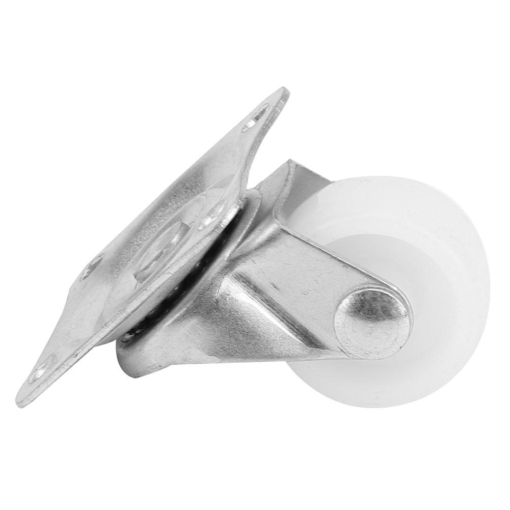 4 Pcs 1inch Swivel Caster 20Kg Capacity Nylon Material for Cart DIY Accessory Furniture Wheel