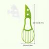 3 In 1 Avocado Slicer Shea Corer Butter Fruit Peeler Cutter Pulp Separator Plastic Knife Kitchen Vegetable Tools Kitchen Gadgets