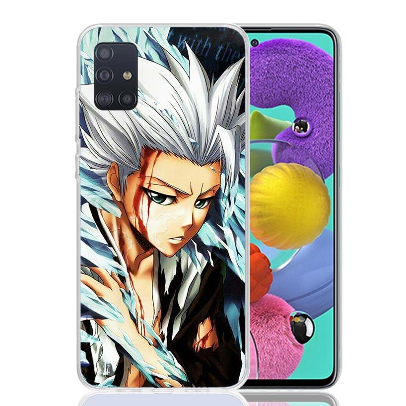 Hitsugaya Toushirou Bleach Phone Case For Samsung Galaxy A52 A32 A22 A12 A02S A50S A30S A51 A31 AA71 Note 20 Ultra 10 S10 Plus G