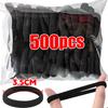 10/500pcs High Elastic Hair Bands For Girls Black Hairband Rubber Ties Ponytail Holder Scrunchies Kids Hair Accessories