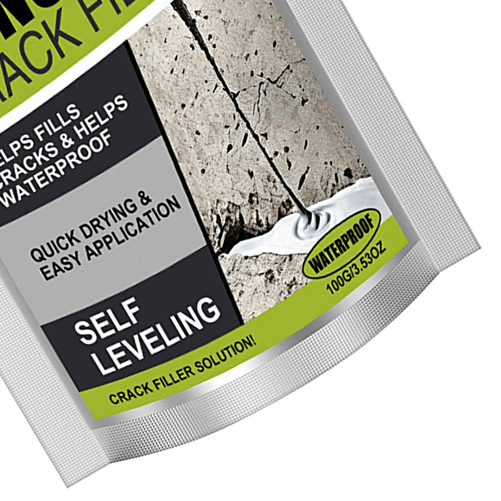 Waterproof Fast-Drying Concrete Crack Filler, Multifunctional Cement Floor Repair Paste for Indoor & Outdoor Durable Hole Sealer