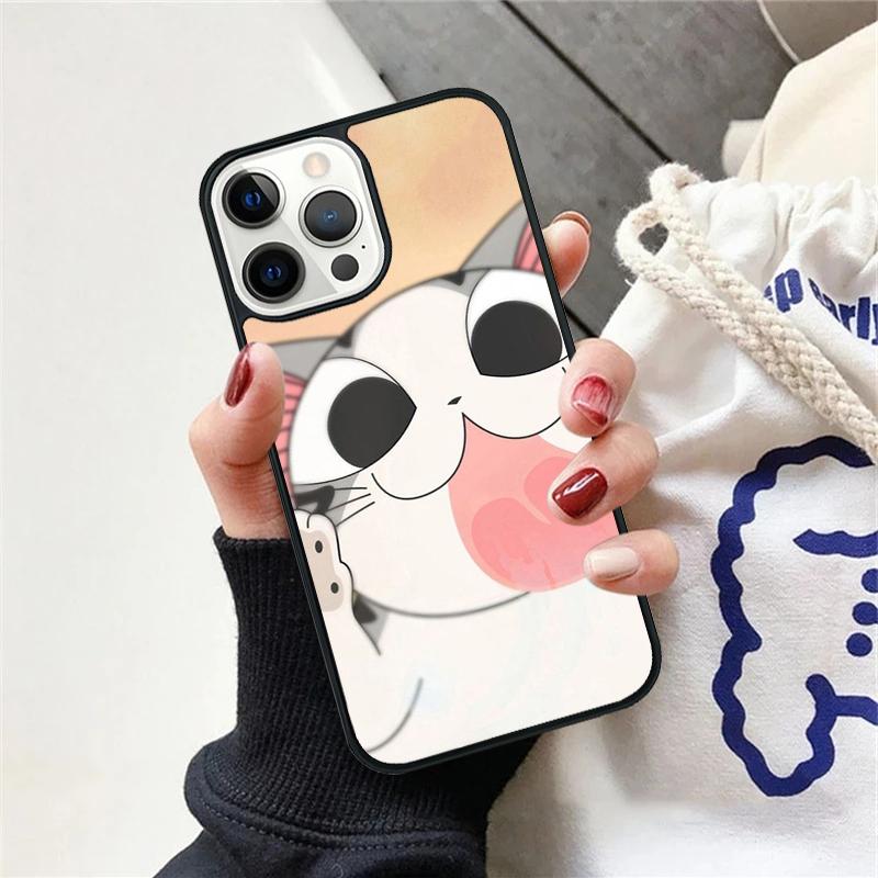 Cute Cat Animal Phone Case Cover For iPhone 17 Air 12 Plus Max for iPhone 17 Air 15 16 11 13 14 Pro Max Fundas