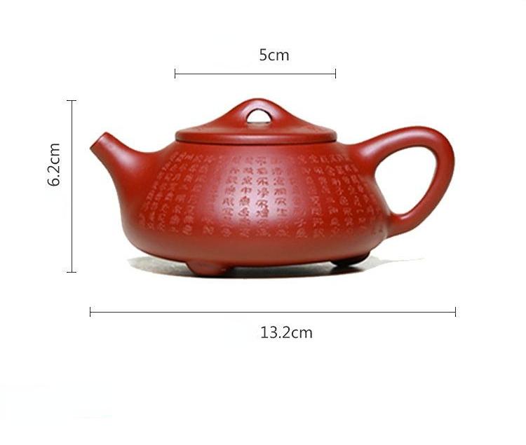 200ml Chinese Yixing Clay Tea Pot Kungfu Hand Made Pot Dahongpao Mud Tea Set Teapots Clay Kettle