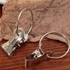 10Pcs Toothed Curtain Clips Metal Non-Slip Curtain Hanging Ring Flexible Heavy Duty Clothespin Clips for Curtains and Laundry