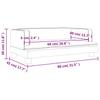 Kids  Sofa Cream 80 x 45 x 30 cm Velvet