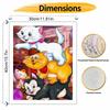 Disney Oil Painting Marie Cat and Kittens Painting Art Handmade Diy Painting Home Decoration Gift