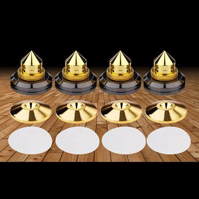 4Pcs Speakers Stand Foot Spikes Mount Loudspeaker Box Nails Pads Shockproof
