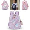 Cute Lightweight Rabbit And Mermaid Cartoon Preschool Backpack For Kids 3 To 6