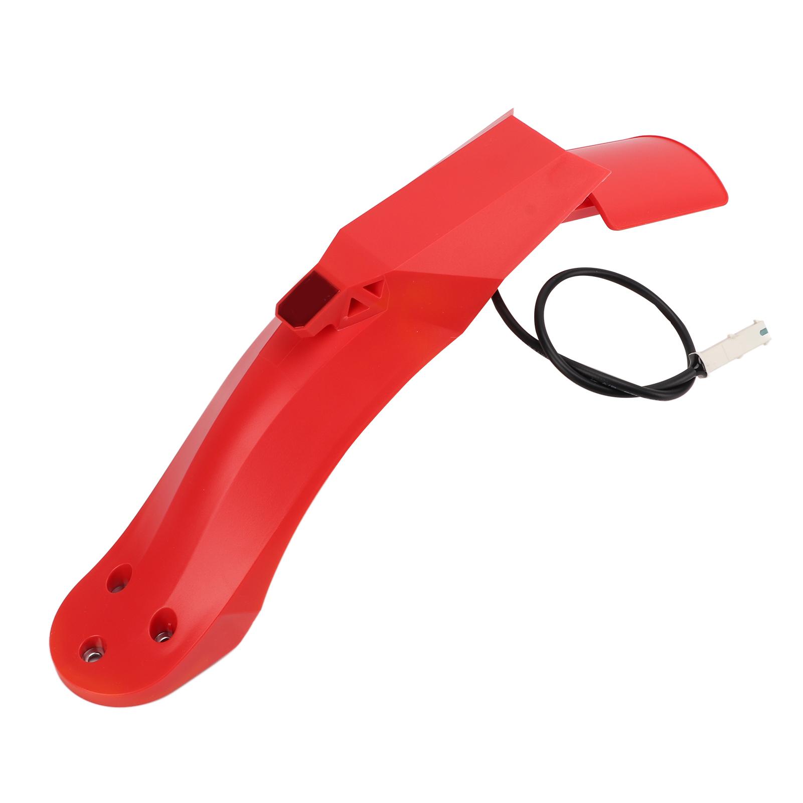 

ZHIKAN Scooter Tire Rear Mudguard Taillight Kit with License Plate Holder for Xiaomi M365Red красный