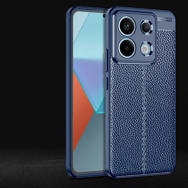 For Poco X6 5G Case Cover Xiaomi Poco X6 Pro 5G Capas New Shockproof Phone Bumper Back Armor TPU Soft Leather Fundas Poco X6 5G