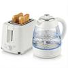Kettle and Toaster Set, 1.7L 3000W Rapid Kettle with Limescale Filter, 2 Slice Toaster with 7 Browning Controls, Cream