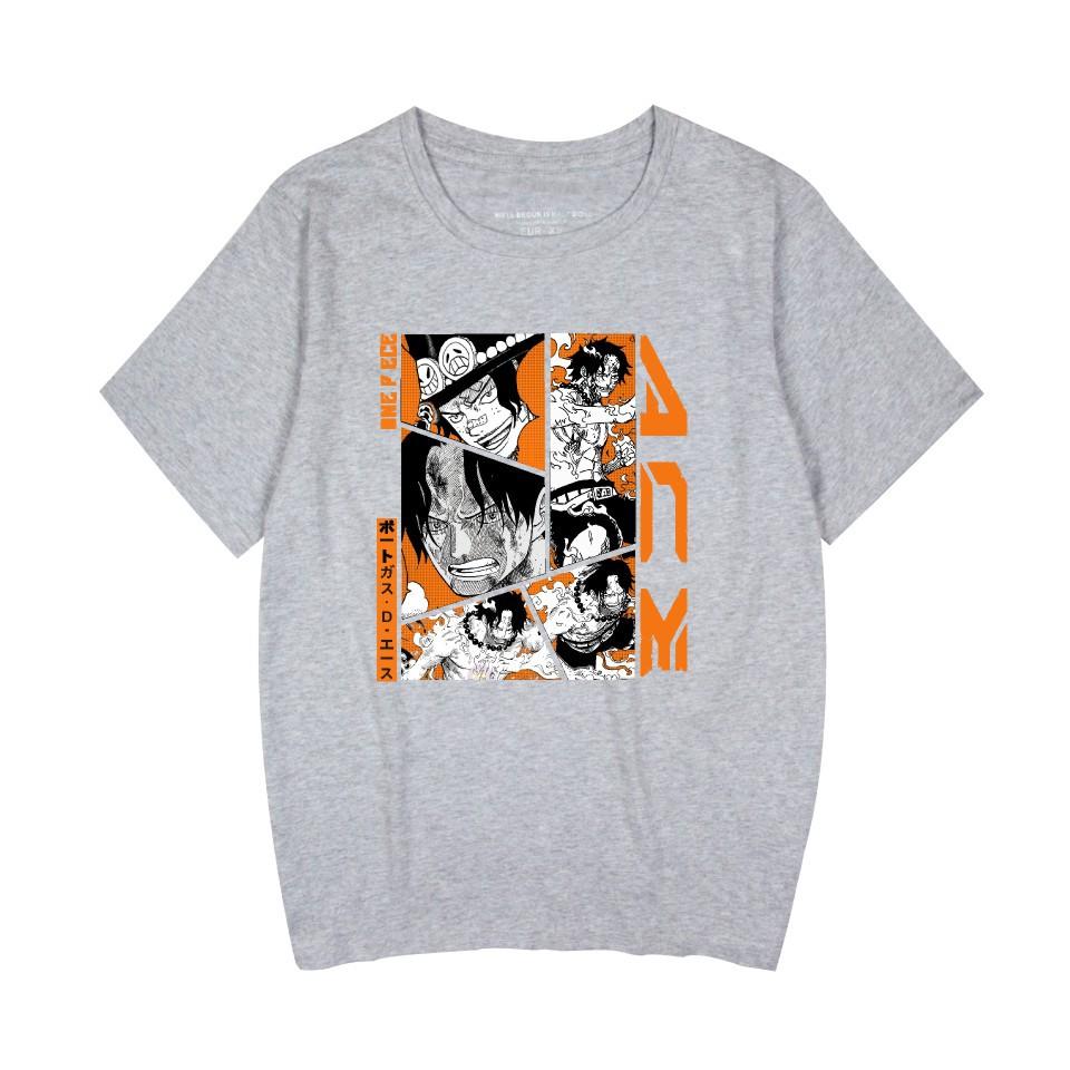 New Anime ONE PIECE Printed Men's T-shirt Unisex Casual Fashion Street Harajuku Style Short-sleeved Tops T-shirt