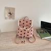 Schoolbag1011 summer new lace women's backpack sweet sister Korean polka dot casual retro foreign style small backpack