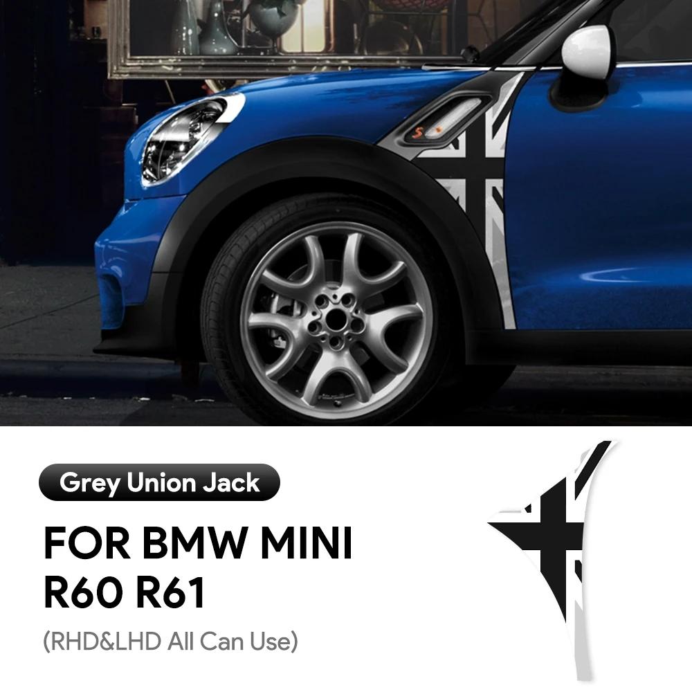 2 ks/Sada pro Mini Cooper R55 R56 R61 R60 Countryman Blatník Boční Mřížka Ozdoba Dekorace Samolepka Doplňky do Auta Auto-Styling